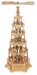 Pyramid Christmas story, 5-tier, natural