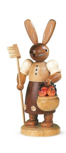 Easter bunny, female, gardener