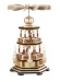 Pyramid Christmas story, 2-tier, natural,