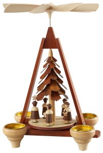 Pyramid carolers, 5 figurines