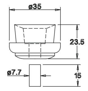 Beak  for pyramid candles