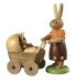 Easter bunny, female, with buggy