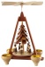 Pyramid carolers, 5 figurines