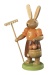 Easter bunny, female, gardener